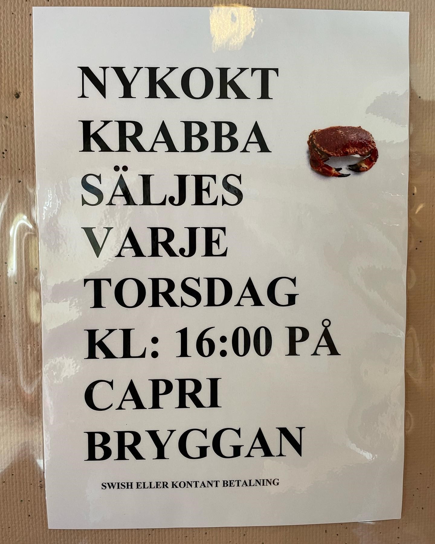 NYKOKT KRABBA, CAPRI BRYGGAN - kopia