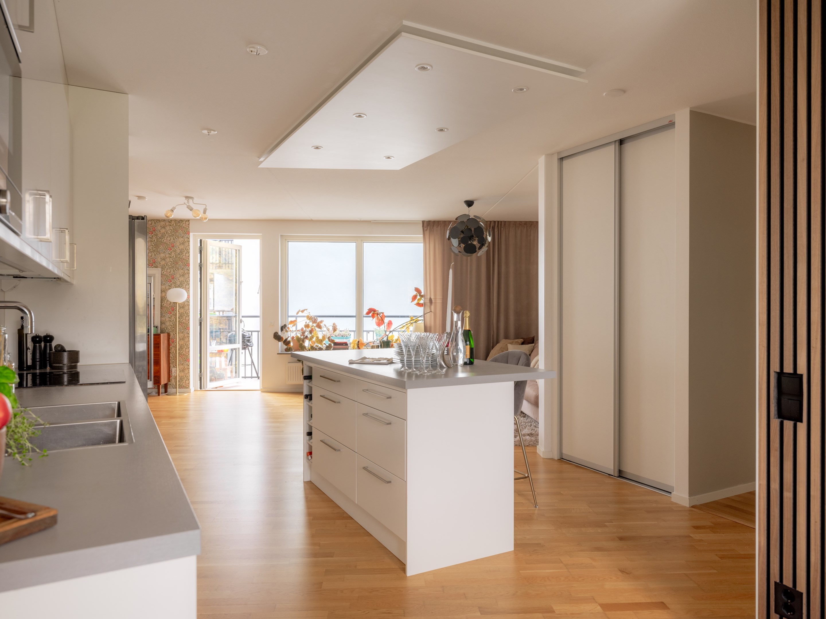Bostadsbild från Sandalettgatan 7, Kommande i Älvsjöstaden, Stockholm