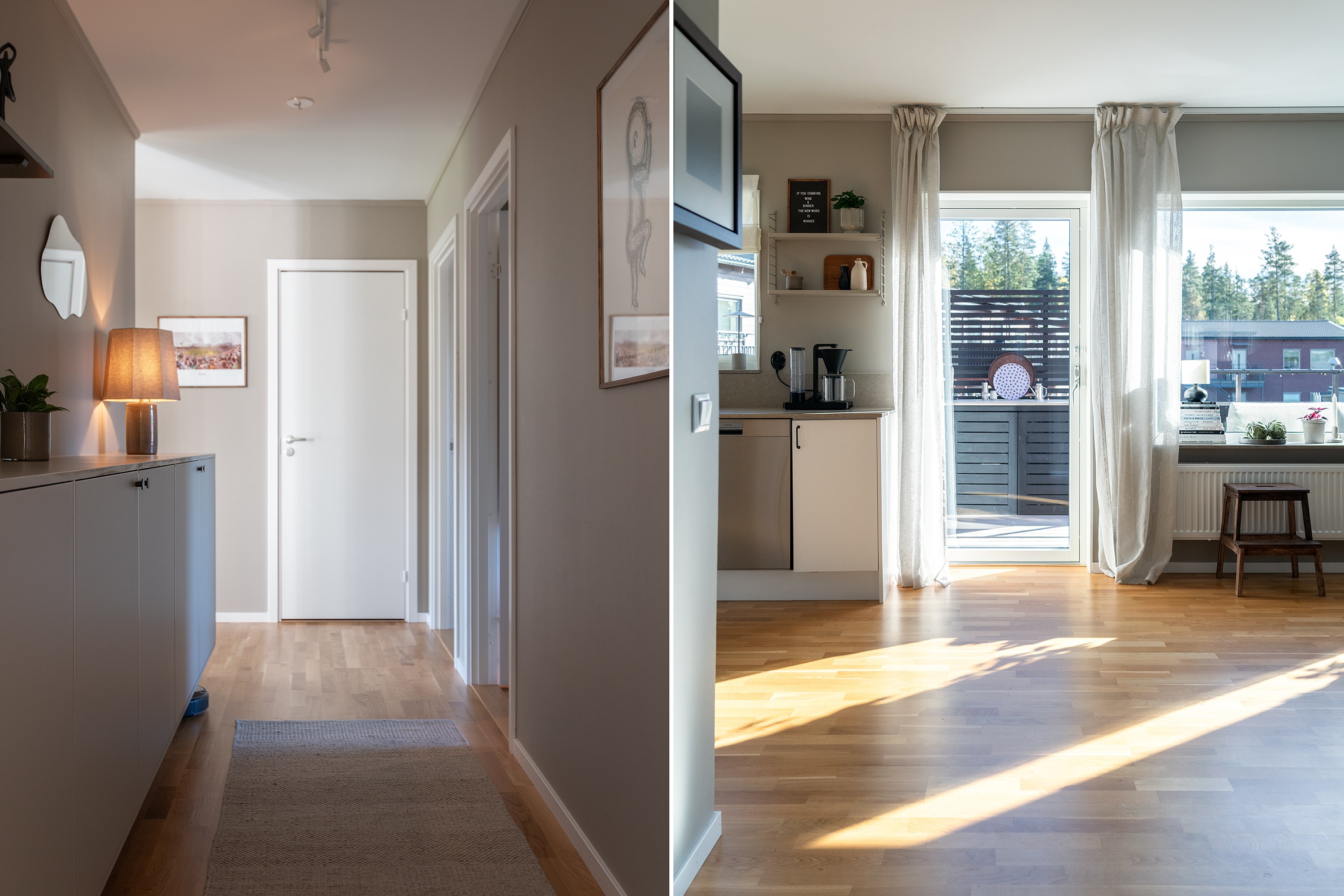 Bostadsbild från Vandrarvägen 27B, Kommande i Riksten, Botkyrka