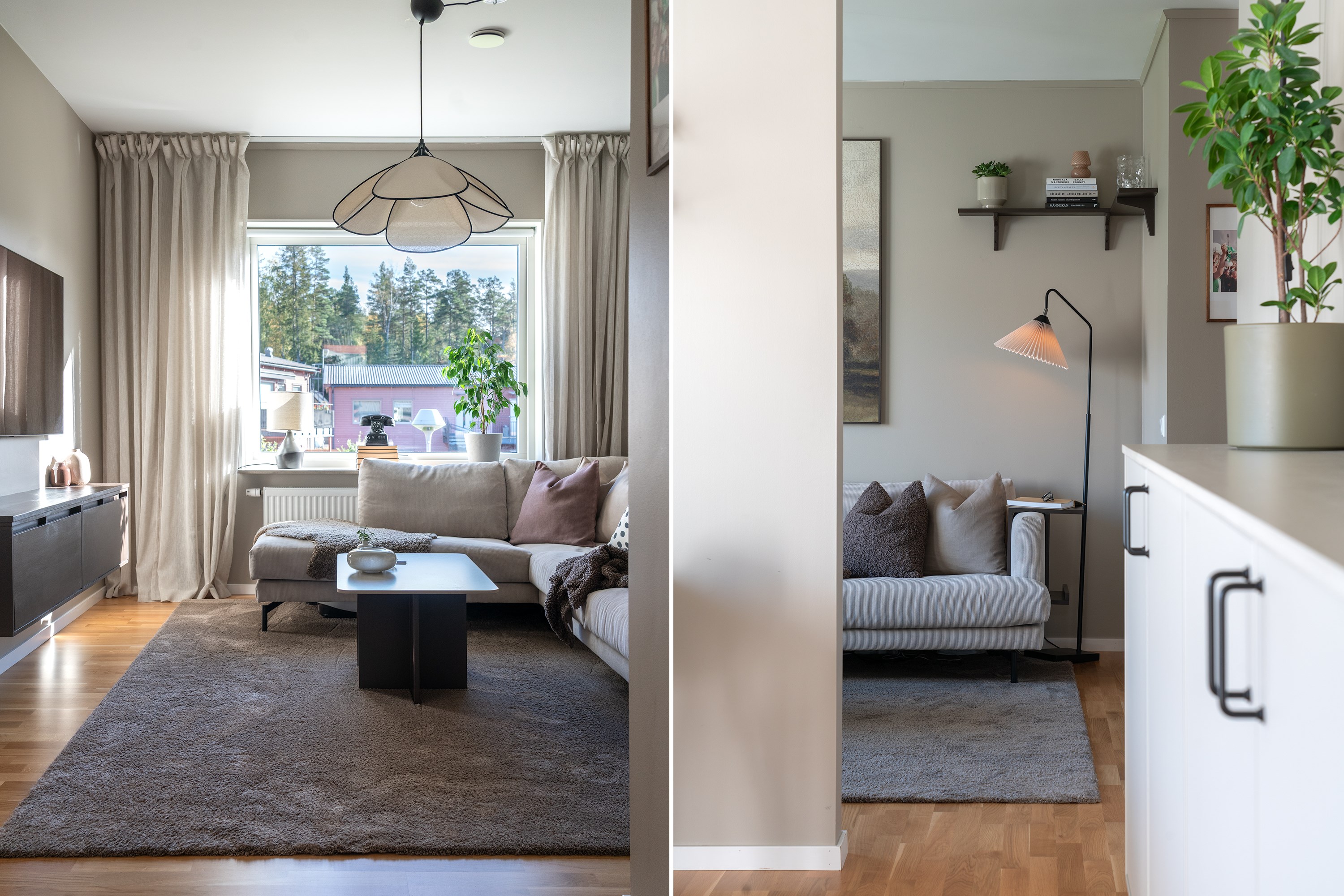 Bostadsbild från Vandrarvägen 27B, Kommande i Riksten, Botkyrka