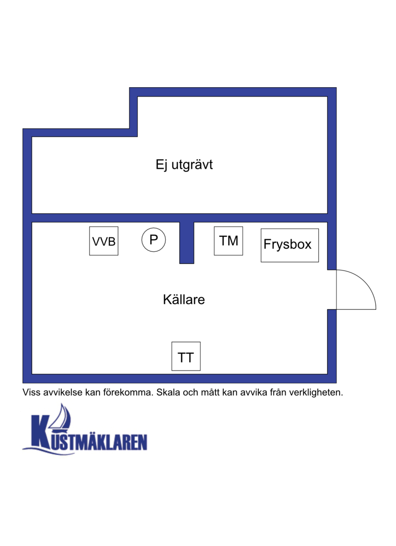 Planritning - Källarplan