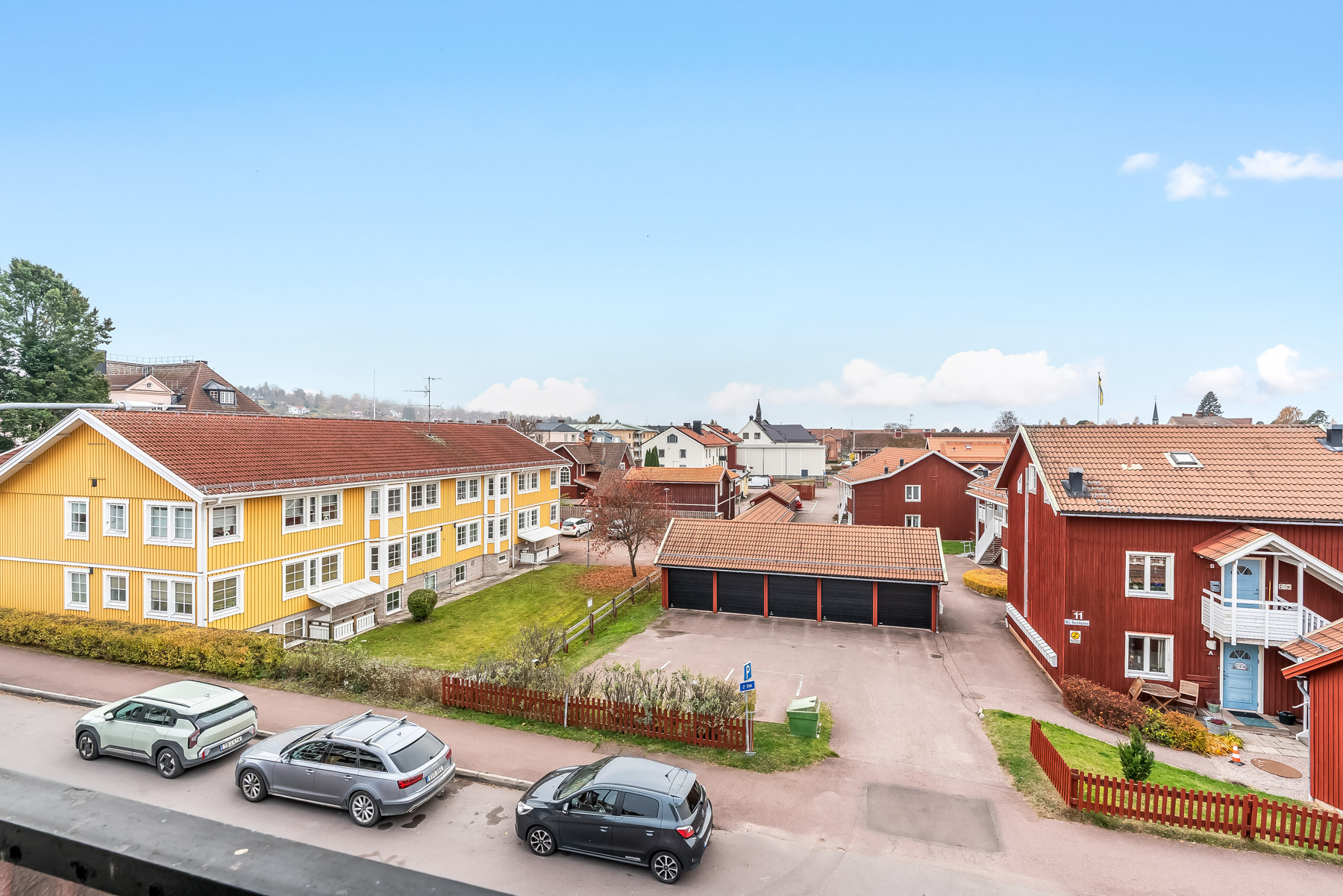 Utsikt från balkong
