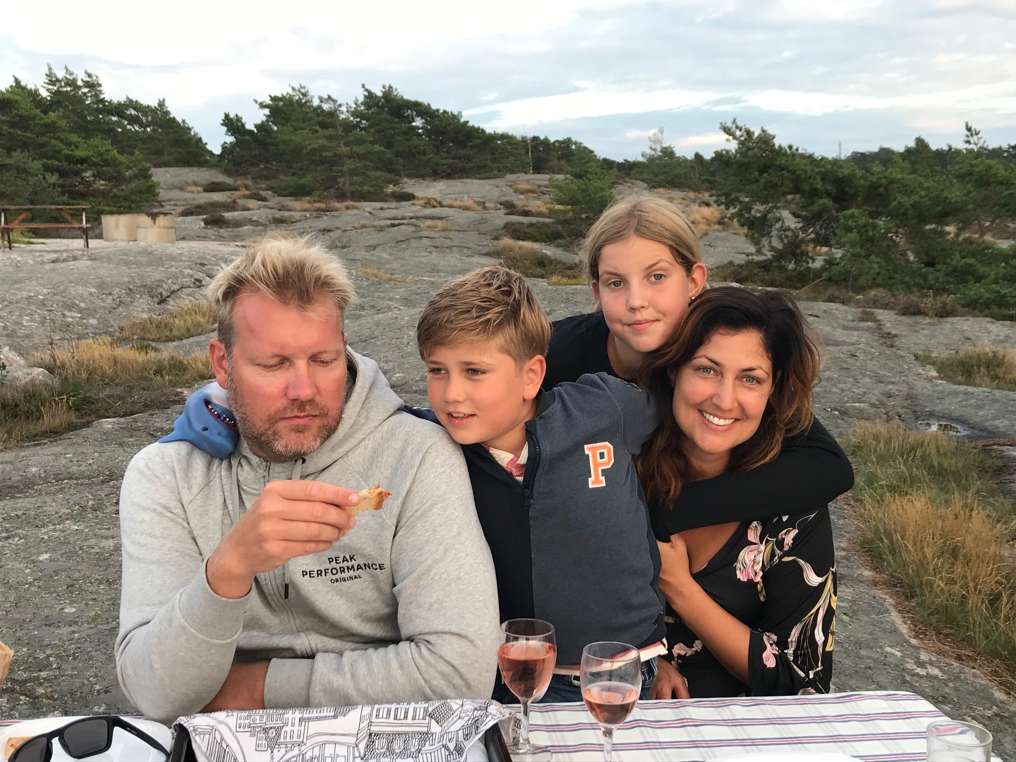 Fina kvällar på klipporna