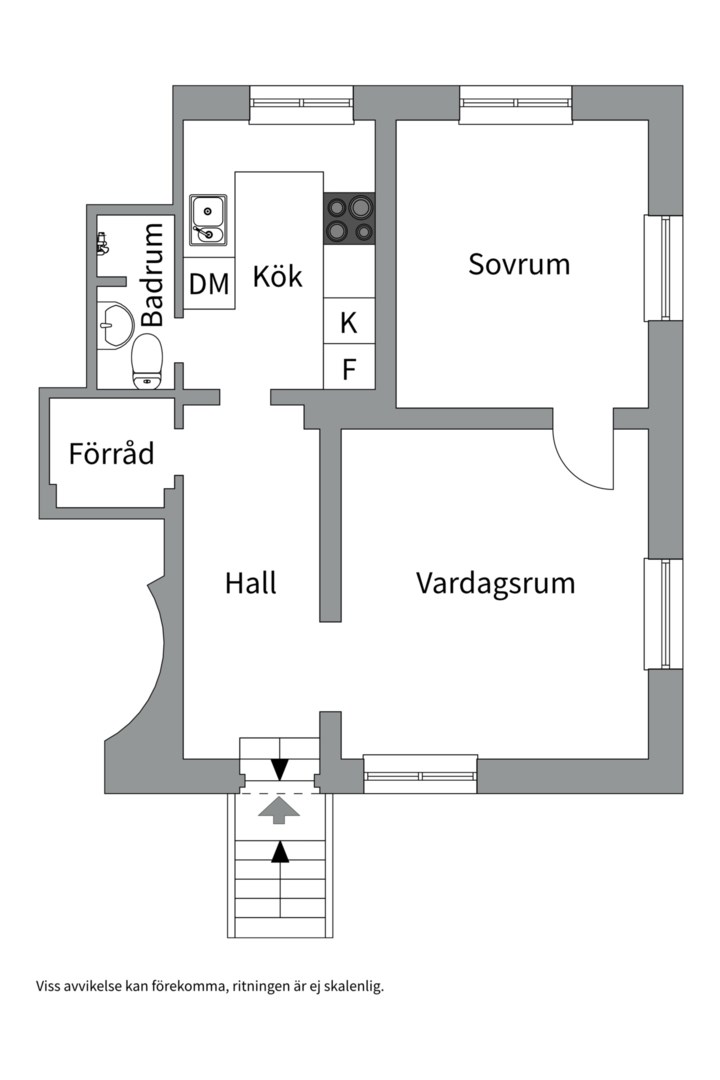 Planlösning från Bäckvägen 92A, Till salu i Midsommarkransen, Stockholm
