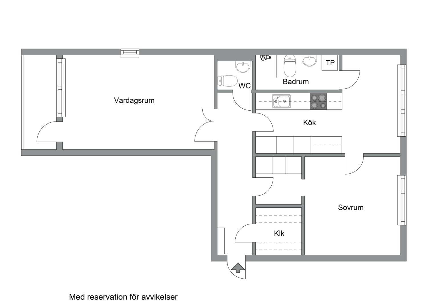 Planlösning från Logdansvägen 46, Till salu i Sundbyberg - Ör, Sundbyberg
